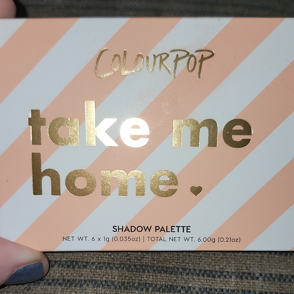 ColourPop Take Me Home Shadow Palette Unused But Broken Mirror